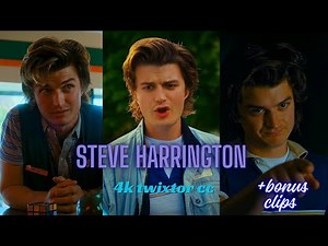 Steve Harrington (Stranger Things) 4K Twixtor Scene Pack | Clean Clips for Editing