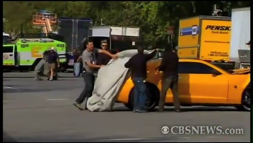 Police SUV Crashes on "Transformers 3" Set