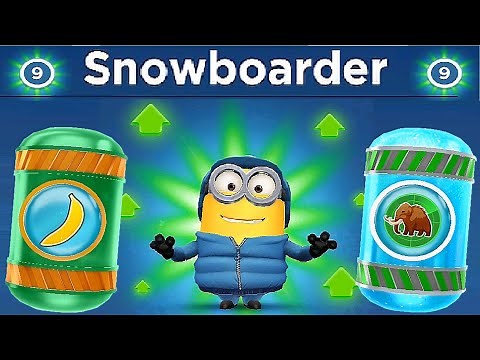 Despicable Me Minion Rush Snowboarder Level Up Costume gameplay walkthrough ios / android