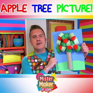 24 reactions | Lots of repairs are needed at Mister Maker’s home! Kobi (from CBeebies’ Apple Tree House) is just the friend to help and Mister Maker video-calls him to reveal his list of jobs! Mister Maker realises that he needs to think up a creative way to thank Kobi and so makes an amazing apple tree picture, using paper loops and pompoms. | Mister Maker | Facebook