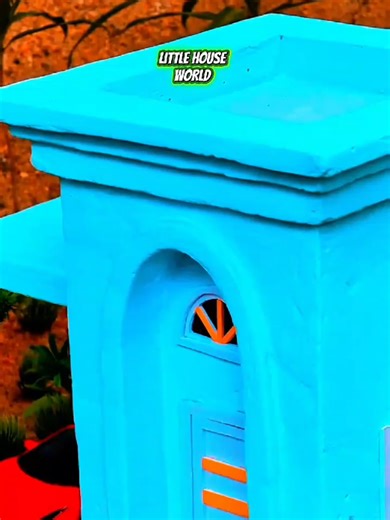 Construcción de una Mini Casa de Lujo con Garaje