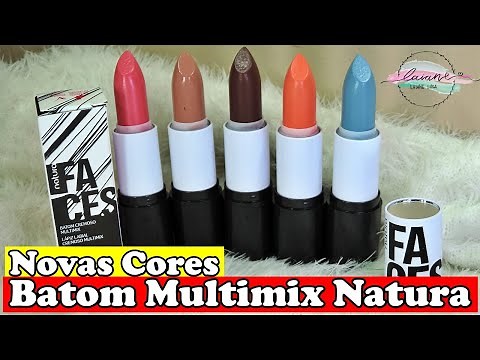 NOVAS CORES BATOM MULTIMIX CREMOSO NATURA FACES (Fevereiro 2024) | LAIANE LIRA