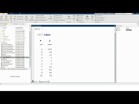 How to import a csv file in MATLAB