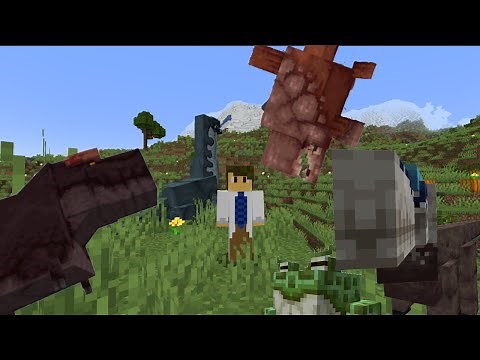 TYRANNOSAURUS in MINECRAFT! - Unusual Prehistory Mod Showcase