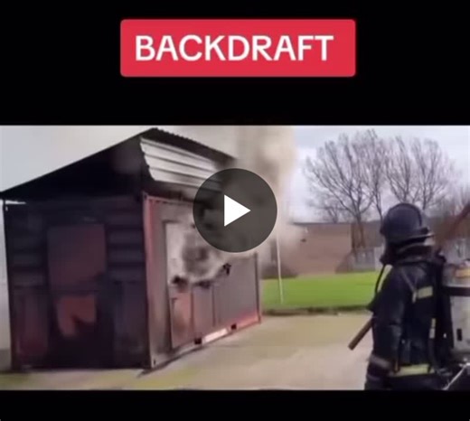 Backdraft is a dangerous fire phenomenon that occurs when a fire has been burning in an enclosed or poorly ventilated space, using up most of the available oxygen. The fire becomes oxygen-starved but… | Donny Byron