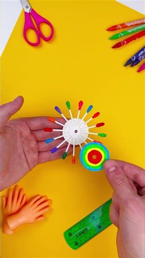 Spin into Color: DIY Rainbow Windmill Magic! 🌈✨