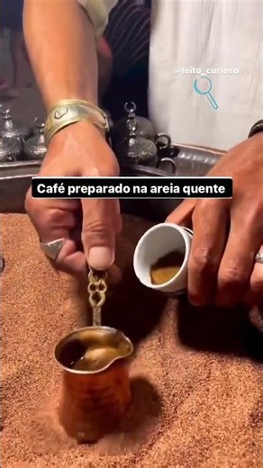 Como Funciona o Café Turco Feito na Areia