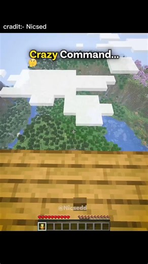 Minecraft Crazy Command🤯 #minecraft #shorts