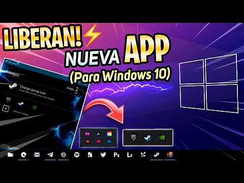 LIBERAN⚡ NUEVA APP para Windows 10 / MEJORA al MAXIMO la BARRA DE TAREAS!