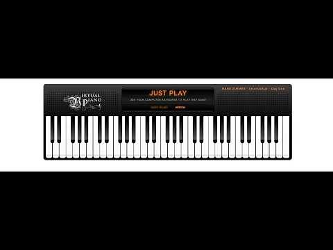 Interstellar – Main Theme Virtual Piano Sheets