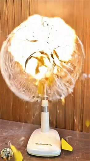 Desk fan spinning violently #59