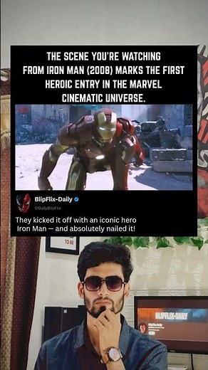 The First Heroic Moment That Started the MCU 🔥 | Iron Man (2008)