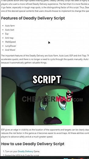 Deadly Delivery Script