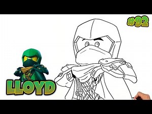 HOW TO DRAW LLOYD | NINJAGO | Step By Step #lloyd #ninjago