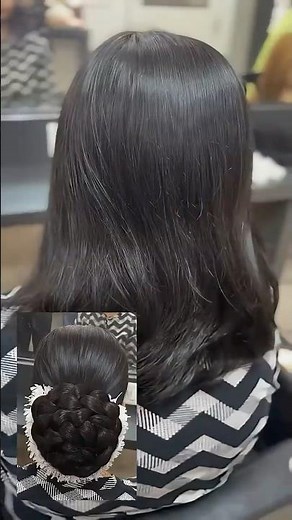 How to do Short Hair ￼Bun | Short Hair Bun