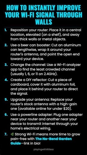 How to Instantly Improve Your Wi-Fi Signal Through Walls #ad (Verify Info)