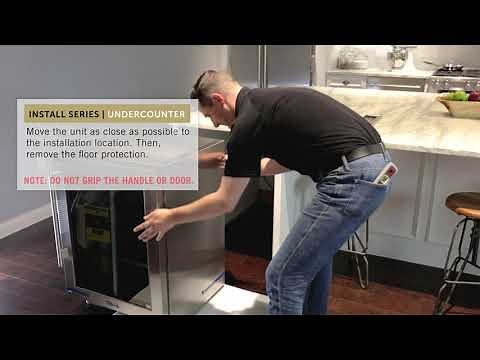 True Undercounter Unit Installation