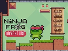 Game Ninja Frog Adventure online. Play for free