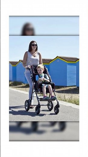 Swifty - easy to fold, comfortable pediatric wheelchair/ stroller
