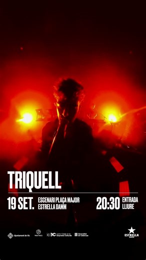 Mercat de Música Viva de Vic | @_triquell acaba de publicar el seu segon àlbum, ‘Paco Deluxe’, que estrenarà a la Plaça Major Estrella Damm amb un concert que donarà... | Instagram