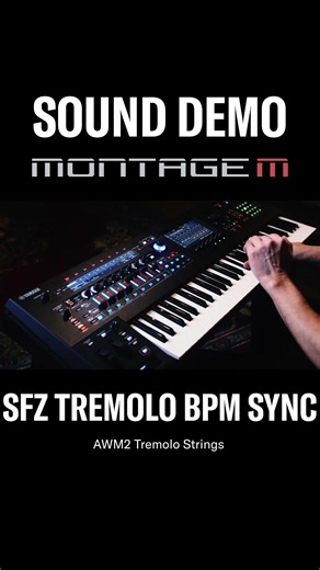 【サウンドデモ】MONTAGE M｜SFZ TREMOLO BPM SYNC