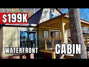 Fully Furnished Cabin ON A LAKE! 🏠