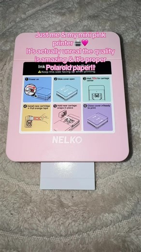Experience the Magic of the Mini Pink Printer!