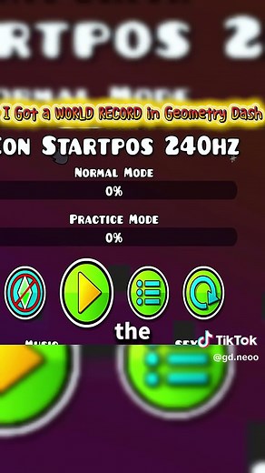 Achieving an Unbelievable World Record in Geometry Dash