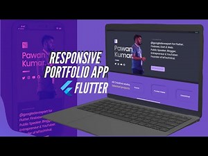 Responsive Portfolio App | Flutter Mobile, Web, & Desktop | SpeedX Code