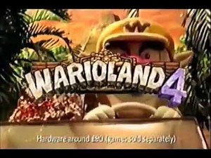 Wario Land 4, GBA (Nintendo, 2001) UK TV ad