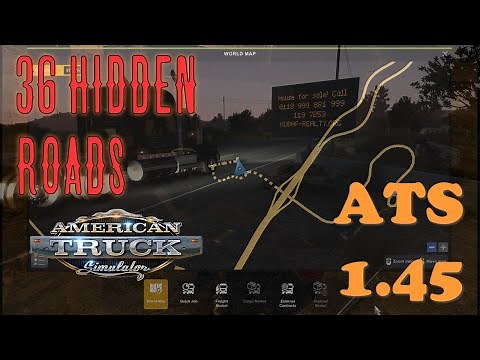 36 Hidden Roads in American Truck Simulator 1.45