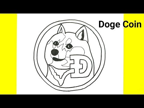 Drawing - How to Draw Doge Coin | Step by Step