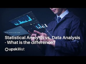 Statistical Analysis vs Data Analysis - What is the difference?