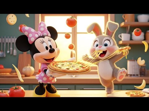 Minnie and the Bunny Pizza | Fun Cartoon for Kids