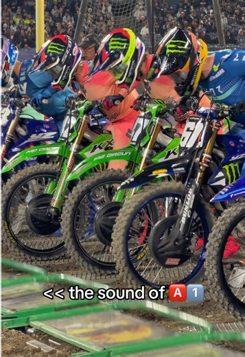 The sound of @SupercrossLIVE 🤌 #MonsterEnergy #Supercross #ASMR | Monster Energy Supercross