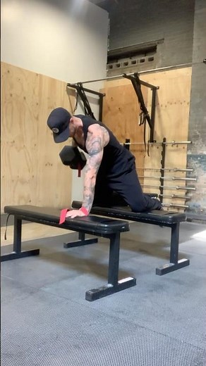 Dual Bench Deficit Single Arm Rows