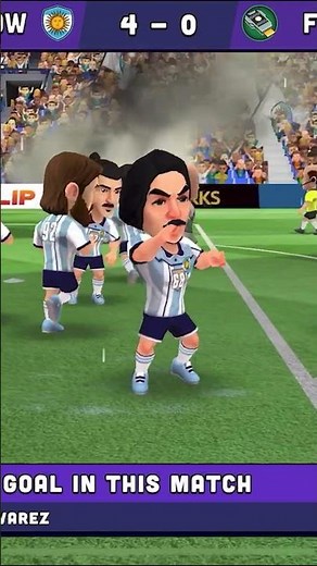 Mini Football: Two Goals from a Perfect Playmaking!