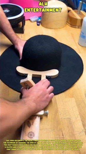 Custom Hat Making: Precision Cutting a Felt Brim