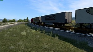 American Truck Simulator 1.45 Improved trains mod v3.10