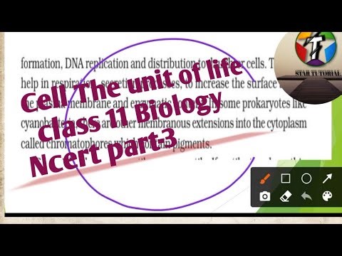 Cell The Unit of life ll ncert ll class 11 ll part 3