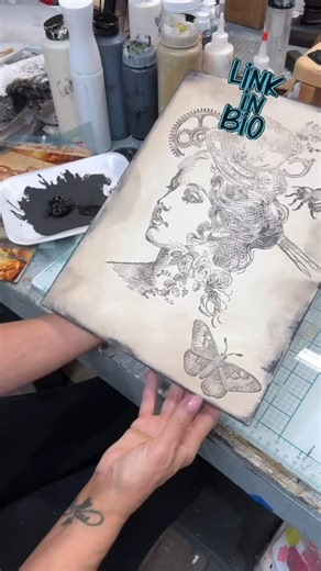 7.9K views · 165 reactions | Stamp masking is a beautiful way to get creative with layering your compositions and adorning mixed media with intricate designs. The brand-new Charlotte stamp is extremely buildable for this technique. Learn more about masking with this tutorial from Sweet & Sassy Treasures. Click here to watch the tutorial: https://www.youtube.com/watch?v=MAtaEfwJkZ4 | IOD - Iron Orchid Designs | Facebook