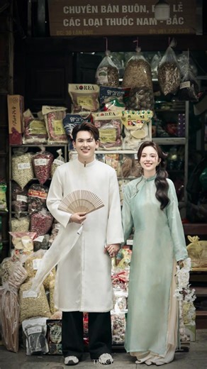 Chụp ảnh áo dài couple tại Tracy Studio