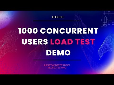 Demonstration of 1000 Users Load Test - PART 1
