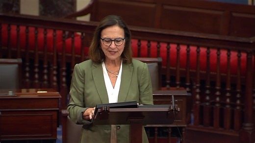 22K views · 876 reactions | Today, I took to the Senate floor to urge my Democratic colleagues to do the right thing and vote for a clean funding resolution to reopen the federal government. My full speech: | Senator Deb Fischer | Facebook