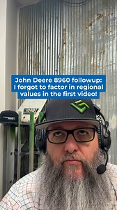 18K views · 250 reactions | Always factor regionality into equipment values! It makes a big difference! Shop farm equipment available near you: https://bit.ly/4ha6gQd #farmequipment #equipmentvalues #johndeere #tractor | Tractor Zoom | Facebook