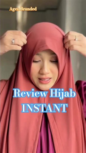 REVIEW HIJAB INSTAN by NADHEERA LHXURY #agenbranded #085748724766 #gamis #ootd