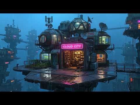 Rain Outside Your Future Apartment 🌧️ Futuristic Lofi Hip Hop Beats