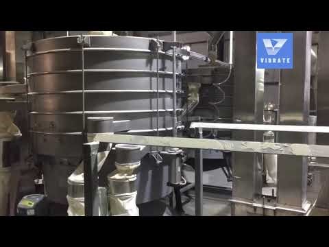 Swing Screen -- Higher Output.#screeningmachine #screening #foodmachinery #screen #screenrecorder