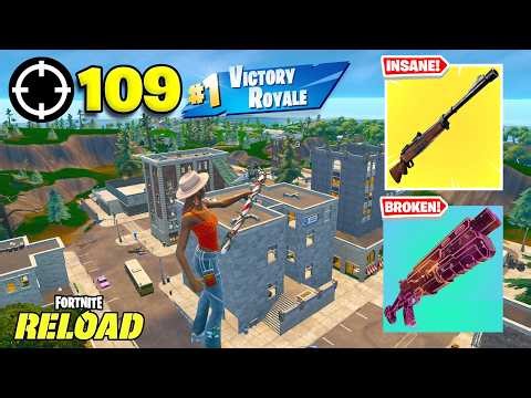 109 Elimination Solo "RELOAD” Gameplay Wins (Fortnite Chapter 7 PS5 Controller)