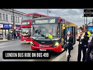 London Bus Ride: Exploring Harold Hill to Becontree Heath on Route 499